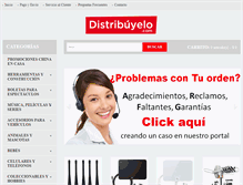 Tablet Screenshot of distribuyelo.com